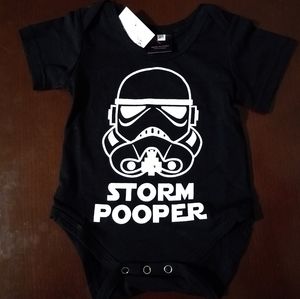 Star Wars Storm Trooper (Pooper) Graphic Onesie